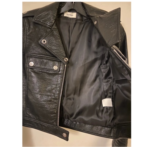 COURREGES BLACK JACKET - SIZE 36 - Picture 8 of 10